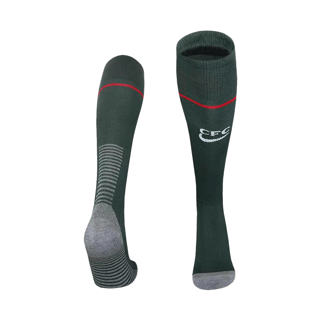 Kids Chelsea Away Soccer Socks - Green 2025/26