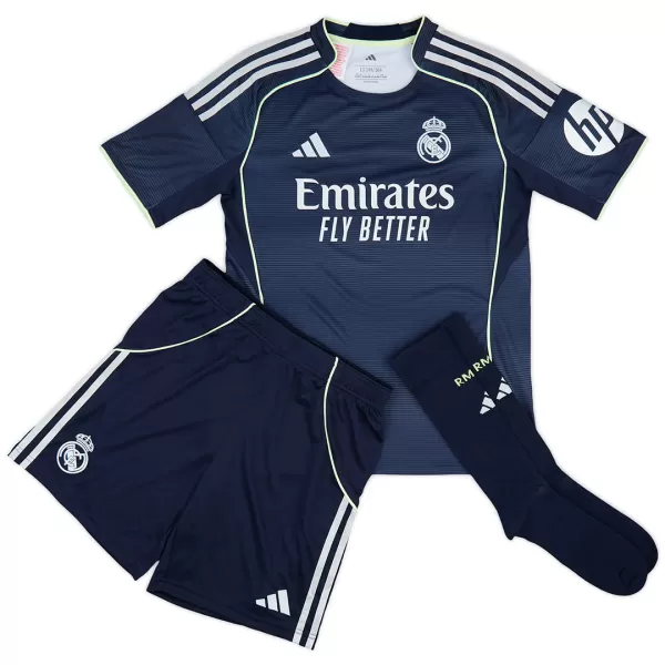Kids Real Madrid Away Jersey Kit 2025/26 - minejerseys