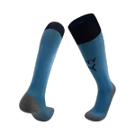 Kids Manchester City Home Soccer Socks - Blue 2024/25 - minejerseys