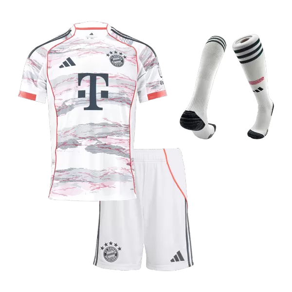Kids Bayern Munich Away Jersey Kit 2025/26 - minejerseys