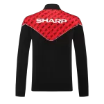 Manchester United Training Tracksuit Kit(Jacket+Pants) Red&Black 2025/26 - minejerseys