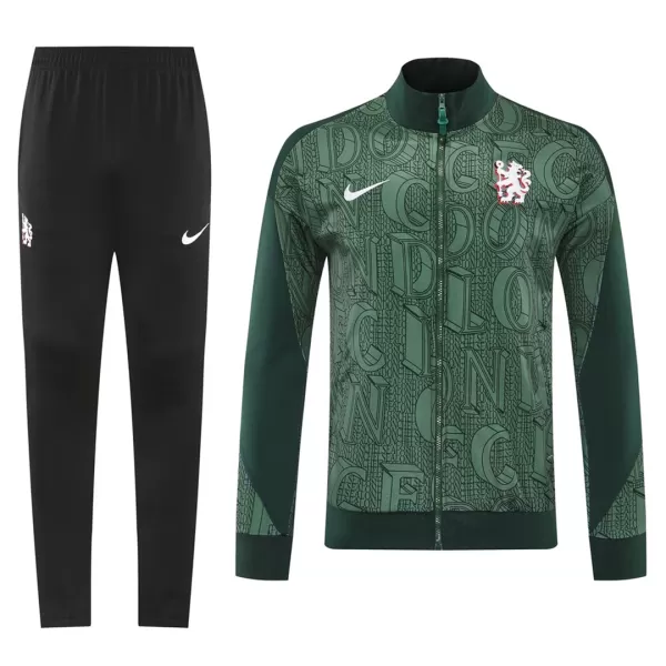 Chelsea Training Tracksuit Kit(Jacket+Pants) Green 2025/26 - minejerseys