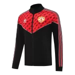 Manchester United Training Tracksuit Kit(Jacket+Pants) Red&Black 2025/26 - minejerseys