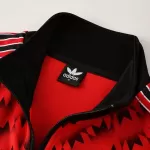 Manchester United Training Tracksuit Kit(Jacket+Pants) Red&Black 2025/26 - minejerseys