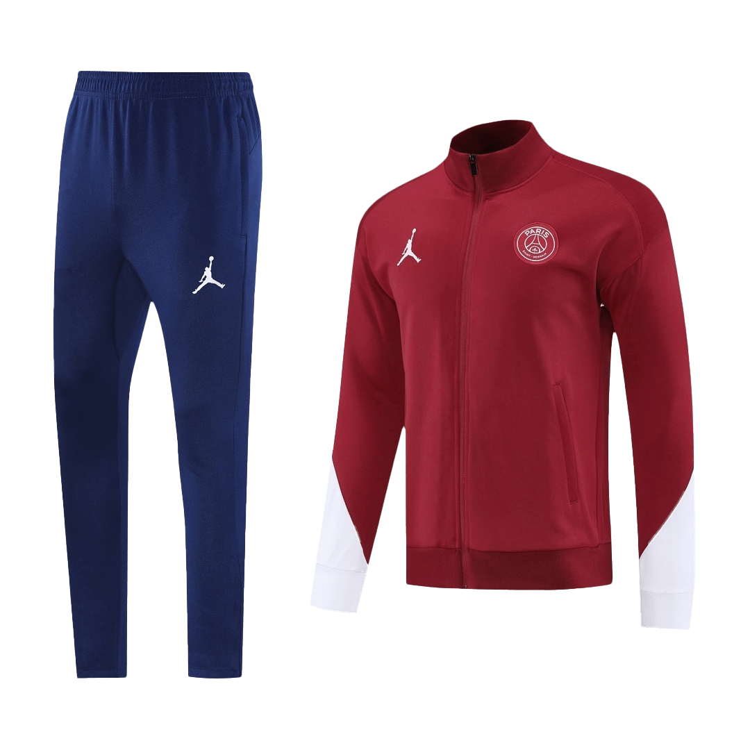 PSG Training Tracksuit Kit(Jacket+Pants) Red 2025/26 PSG Training Tracksuit Kit(Jacket+Pants) Red 2025/26