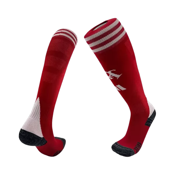 Arsenal Home Soccer Socks - Red 2025/26 - minejerseys