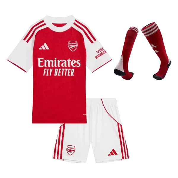 Kids Arsenal Home Jersey Kit 2025/26 - minejerseys