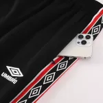 Manchester United Training Tracksuit Kit(Jacket+Pants) Red&Black 2025/26 - minejerseys