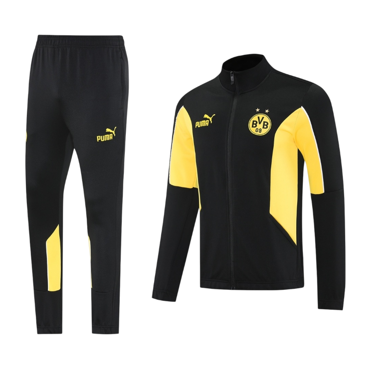 Borussia Dortmund Training Tracksuit Kit(Jacket+Pants) Yellow 2025/26 Borussia Dortmund Training Tracksuit Kit(Jacket+Pants) Yellow 2025/26