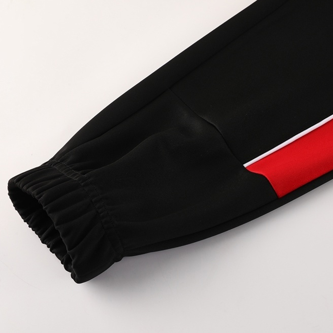 AC Milan Training Tracksuit Kit(Jacket+Pants) Black 2025/26 AC Milan Training Tracksuit Kit(Jacket+Pants) Black 2025/26