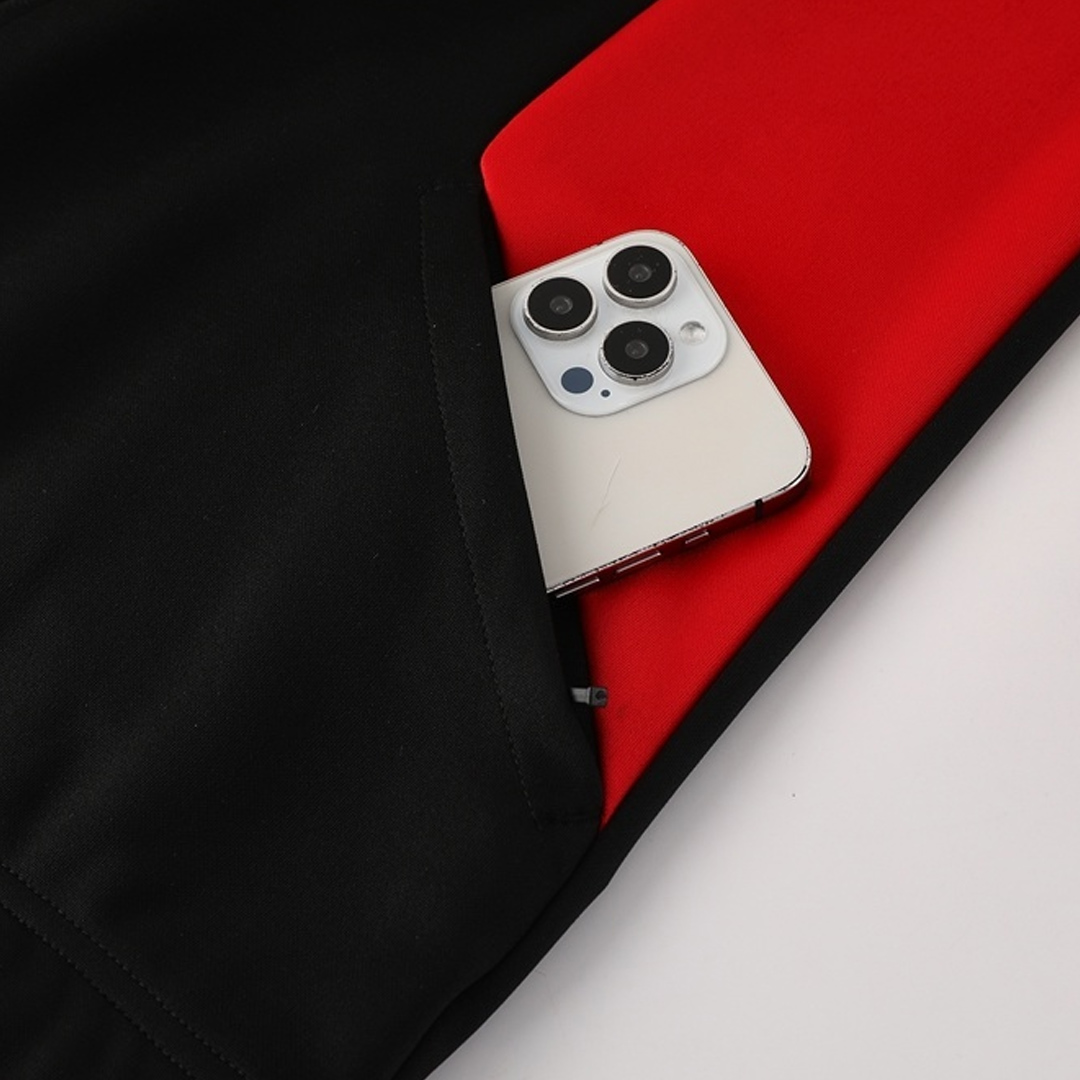 AC Milan Training Tracksuit Kit(Jacket+Pants) Black 2025/26