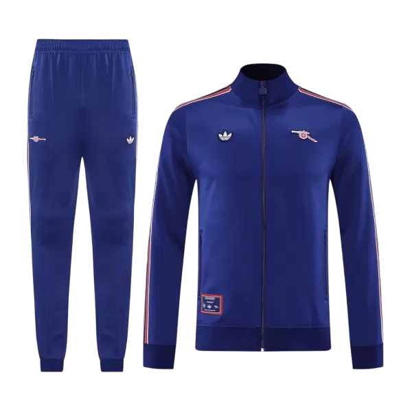 Arsenal Training Tracksuit Kit(Jacket+Pants) Blue 2025/26 - minejerseys
