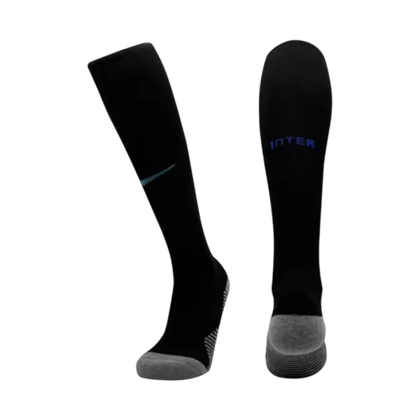 Inter Milan Home Soccer Socks - Black 2025/26 - minejerseys