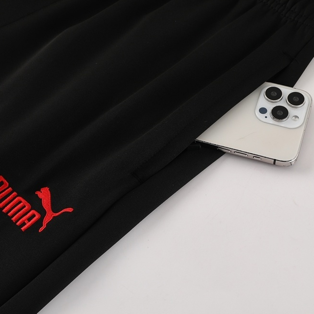 AC Milan Training Tracksuit Kit(Jacket+Pants) Black 2025/26 AC Milan Training Tracksuit Kit(Jacket+Pants) Black 2025/26
