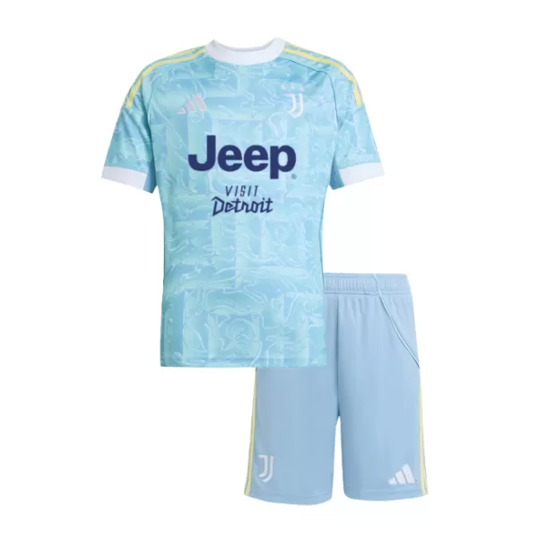 Kids Juventus Away Jersey Kit 2025/26 - minejerseys