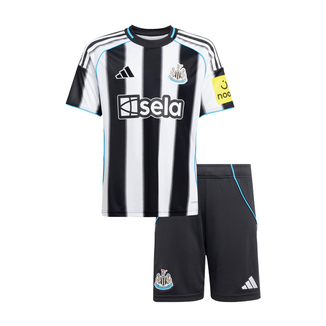 Kids Newcastle United Home Jersey Kit 2025/26 Kids Newcastle United Home Jersey Kit 2025/26