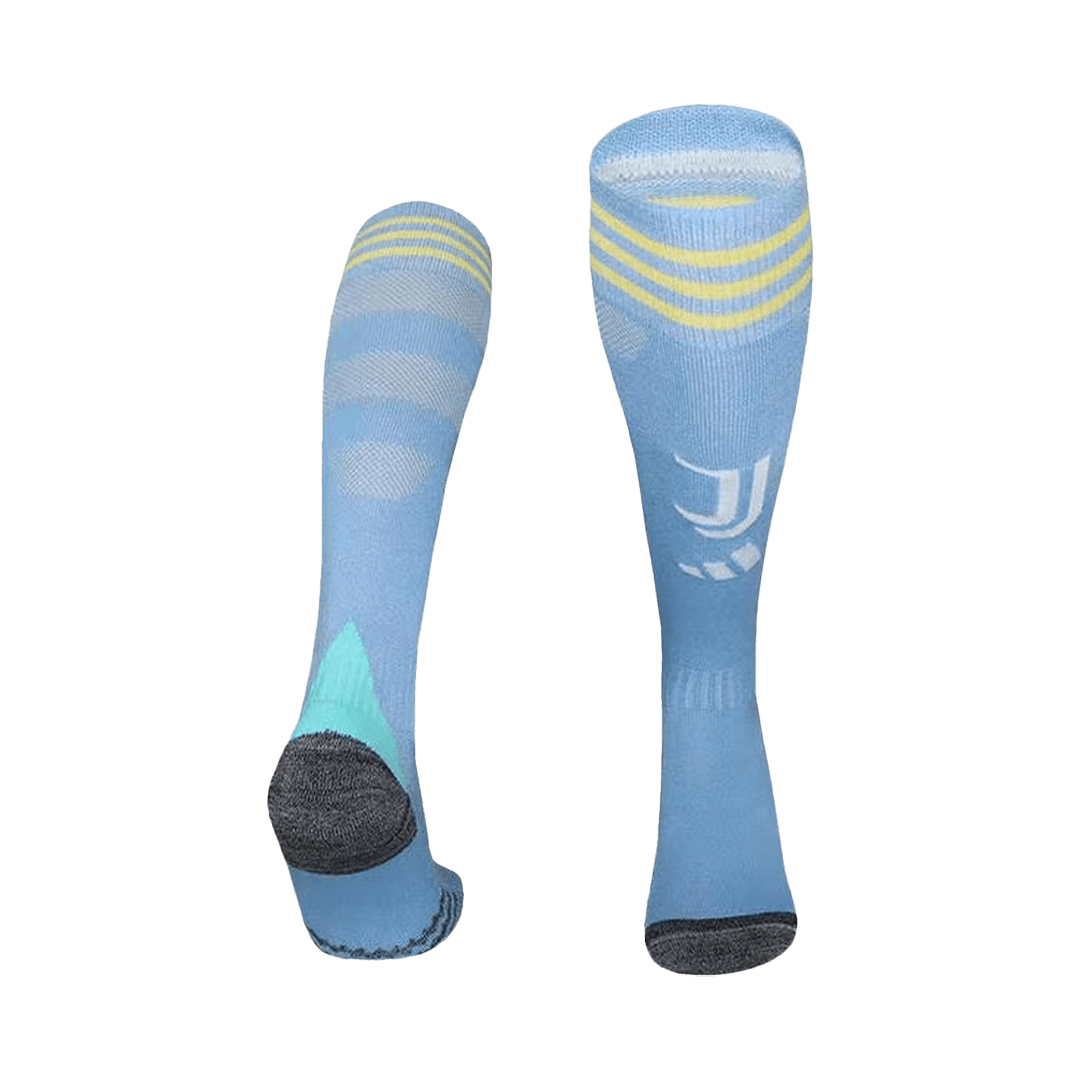 Kids Juventus Away Soccer Socks - Blue 2025/26