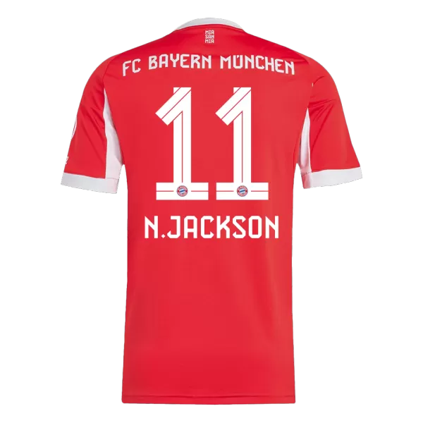 N.JACKSON #11 Bayern Munich Home Jersey 2025/26 - minejerseys