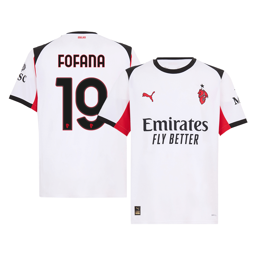 FOFANA #19 AC Milan Away Jersey 2025/26 FOFANA #19 AC Milan Away Jersey 2025/26