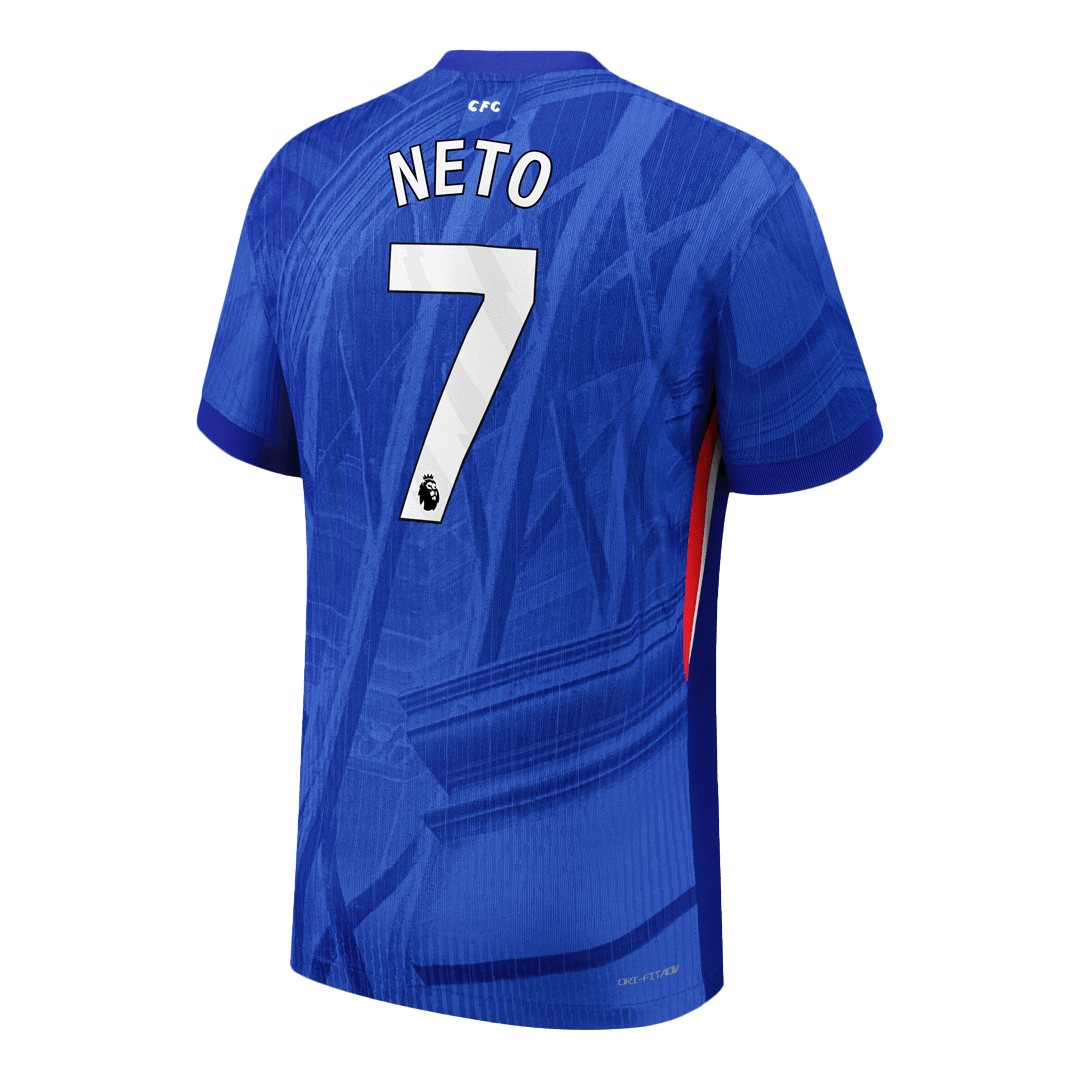 NETO #7 Chelsea Home Match Jersey Player Version 2025/26