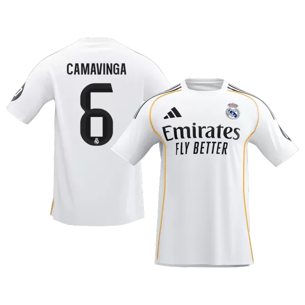 CAMAVINGA #6 Real Madrid Home Jersey 2025/26 - [Super Replica] - minejerseys