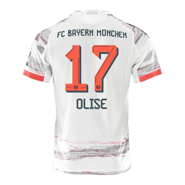 OLISE #17 Bayern Munich Away Match Jersey Player Version 2025/26 - minejerseys