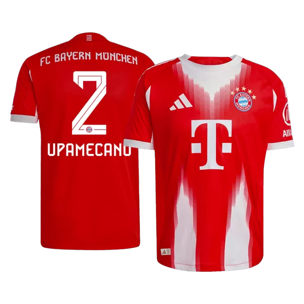 UPAMECANO #2 Bayern Munich Home Match Jersey Player Version 2025/26 - minejerseys