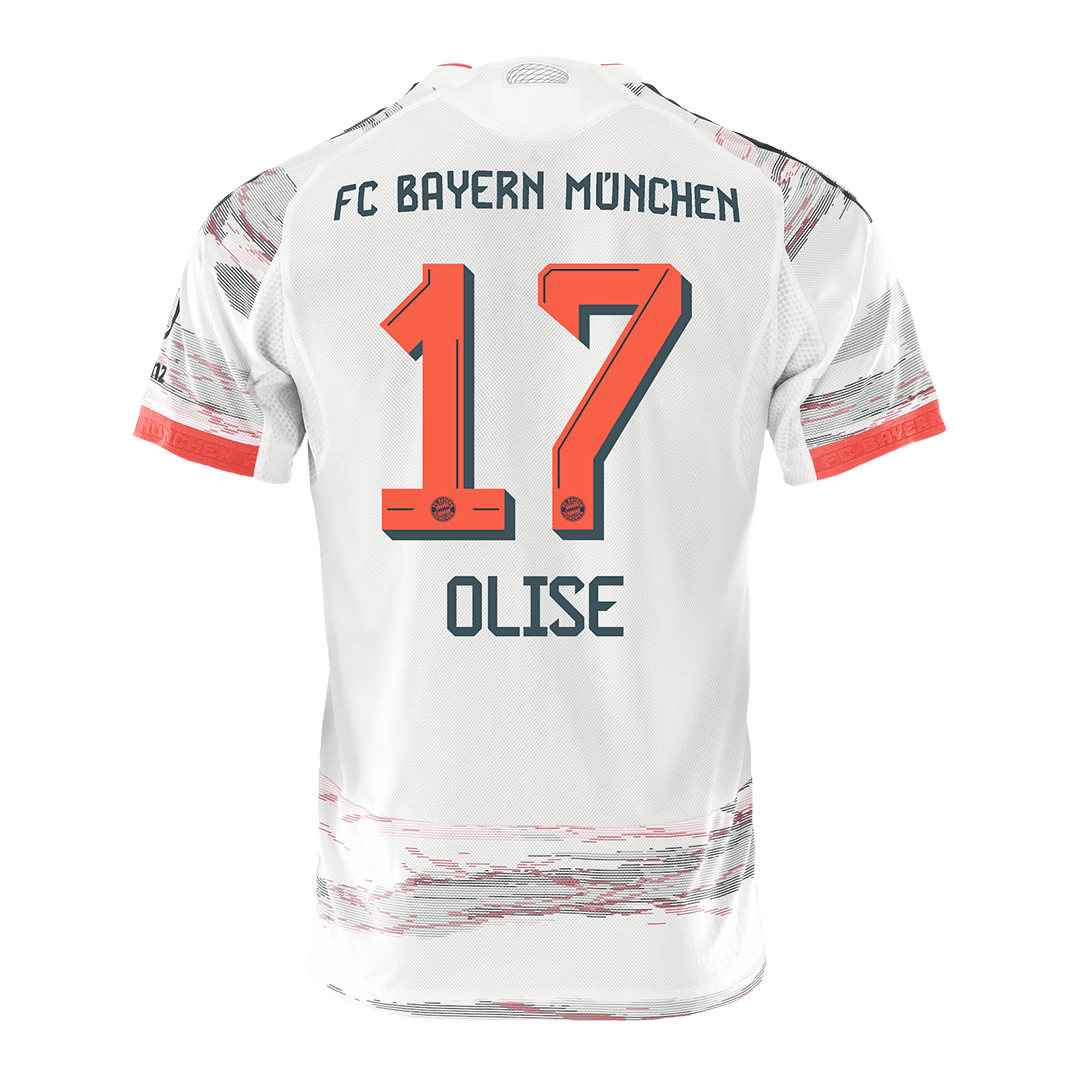 OLISE #17 Bayern Munich Away Match Jersey Player Version 2025/26