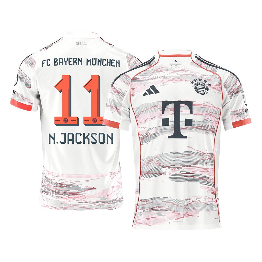N.JACKSON #11 Bayern Munich Away Jersey 2025/26 N.JACKSON #11 Bayern Munich Away Jersey 2025/26