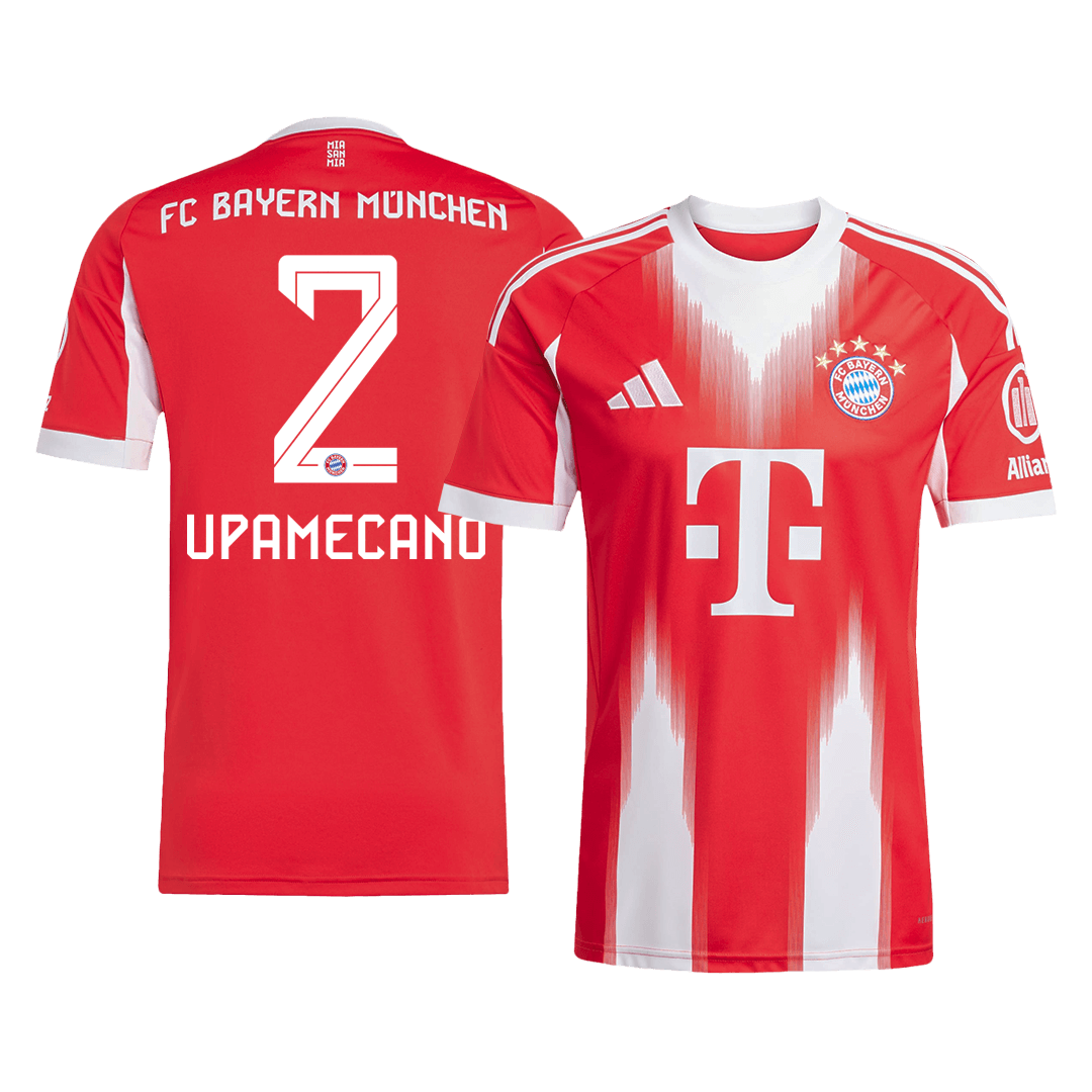 UPAMECANO #2 Bayern Munich Home Jersey 2025/26 - [Super Replica]