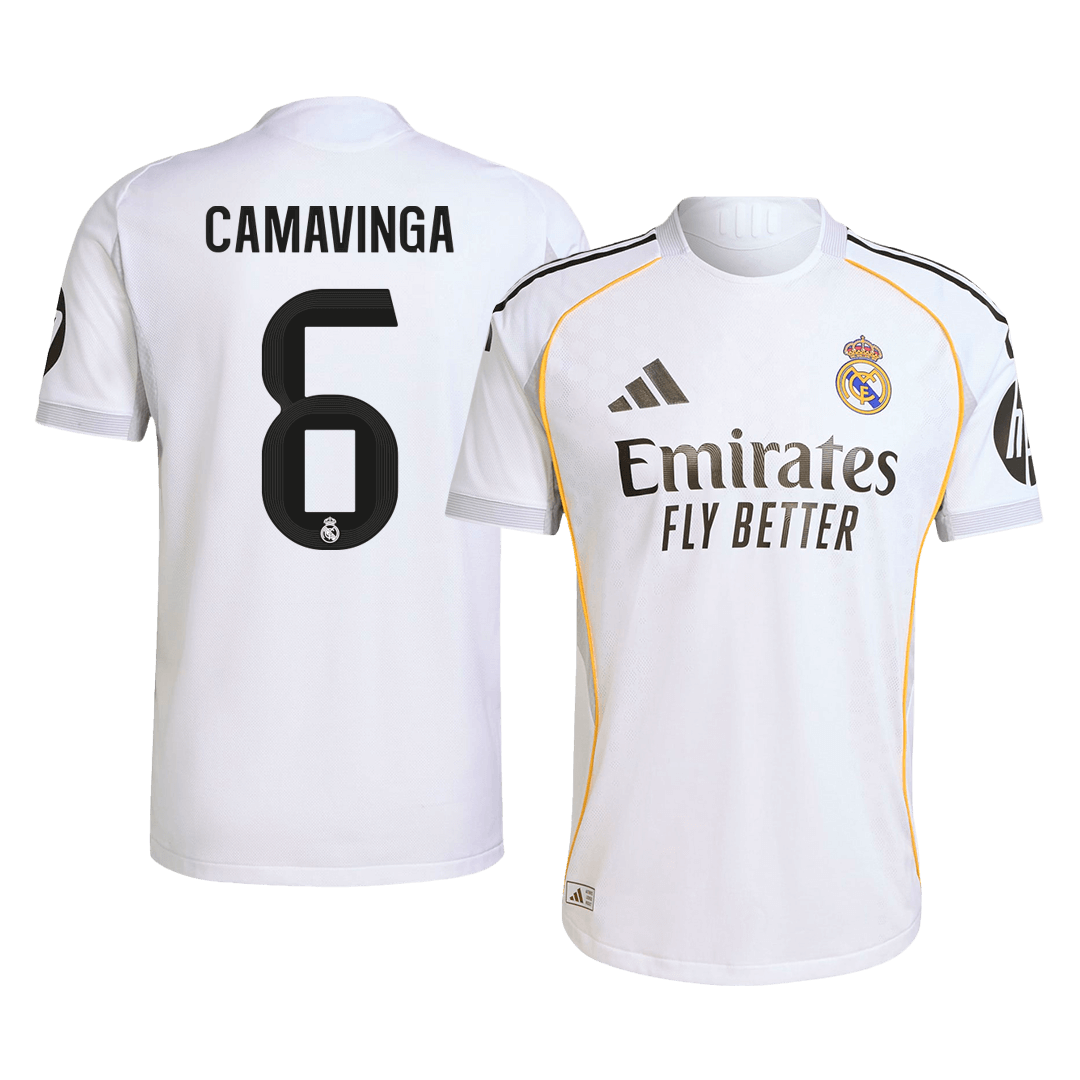 CAMAVINGA #6 Real Madrid Home Match Jersey Player Version 2025/26 CAMAVINGA #6 Real Madrid Home Match Jersey Player Version 2025/26