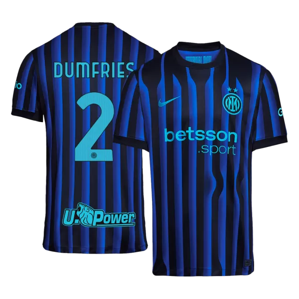 DUMFRIES #2 Inter Milan Home Jersey 2025/26 - minejerseys