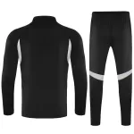 Real Madrid 1/4 Zipper Sweat Kit(Top+Pants) Black 2025/26 - minejerseys