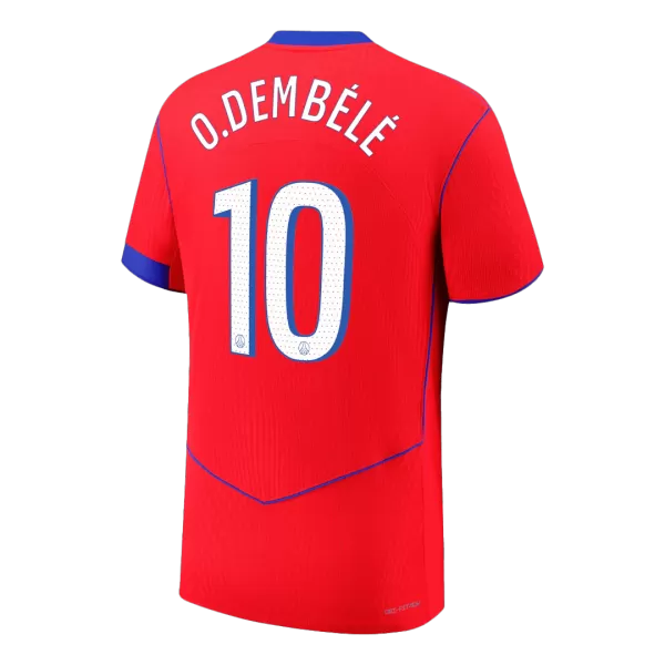 O.DEMBÉLÉ #10 PSG Third Match Jersey Player Version 2025/26 - minejerseys