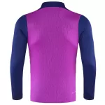 Barcelona 1/4 Zipper Sweat Kit(Top+Pants) Purple 2025/26 - minejerseys