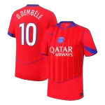 O.DEMBÉLÉ #10 PSG Third Match Jersey Player Version 2025/26 - minejerseys