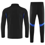 Manchester United 1/4 Zipper Sweat Kit(Top+Pants) Black 2025/26 - minejerseys