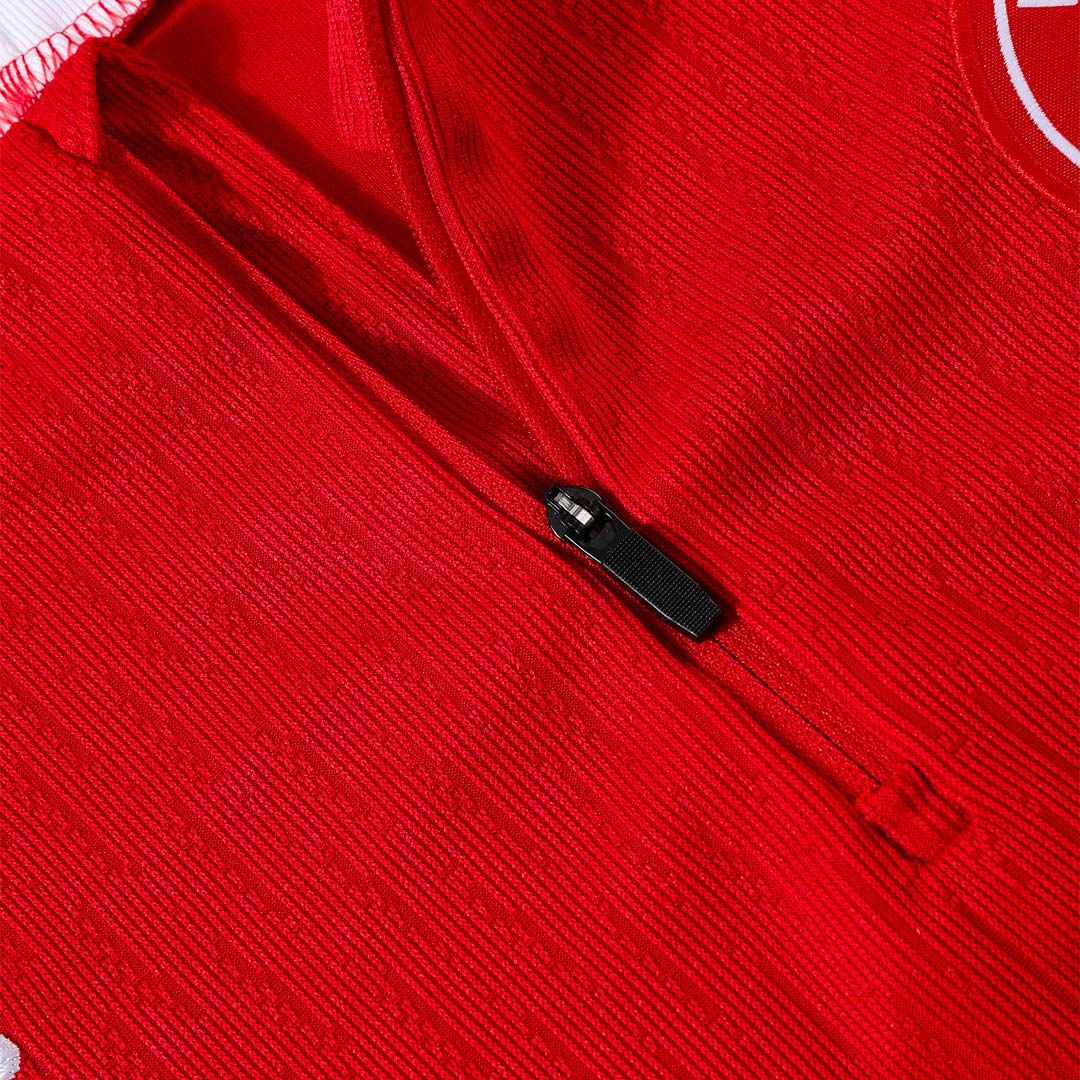 Kids PSG Zipper Sweatshirt Kit(Top+Pants) Red 2025/26 Kids PSG Zipper Sweatshirt Kit(Top+Pants) Red 2025/26