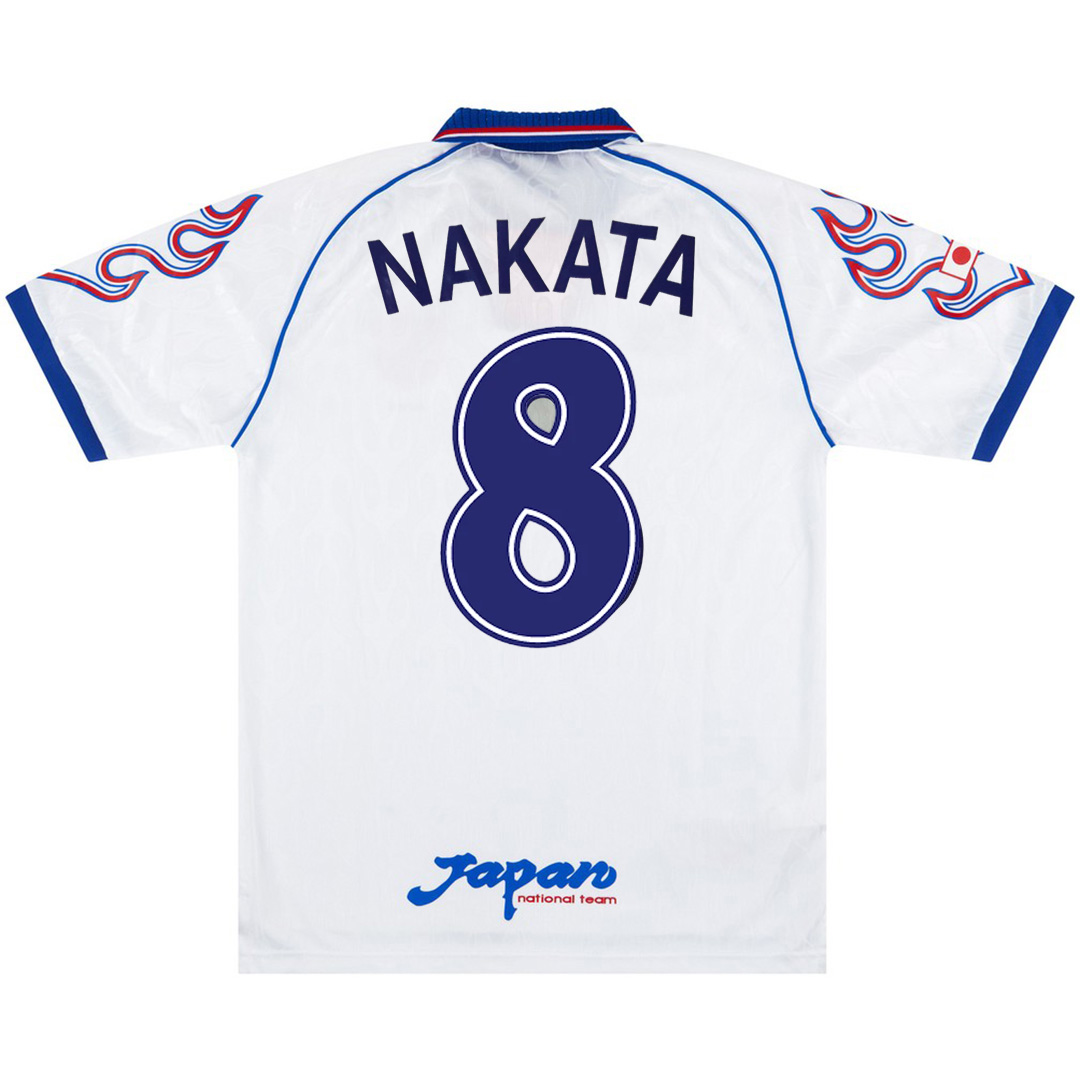Nakata #8 Retro Japan Away Jersey World Cup 1998