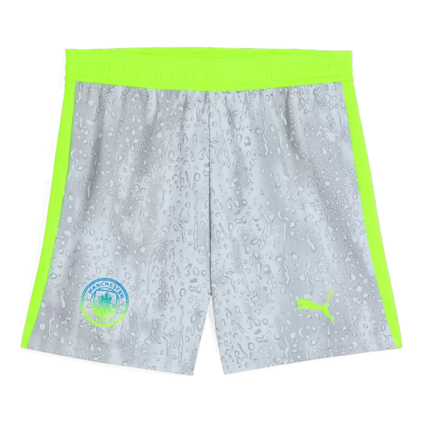 Manchester City Third Away Soccer Shorts 2025/26 - minejerseys