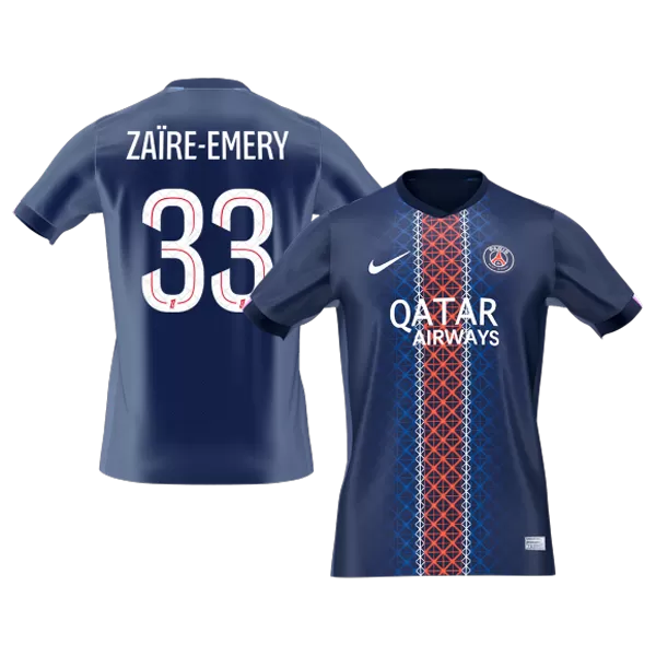 ZAïRE EMERY #33 PSG Home Jersey 2025/26 - [Super Replica] - minejerseys