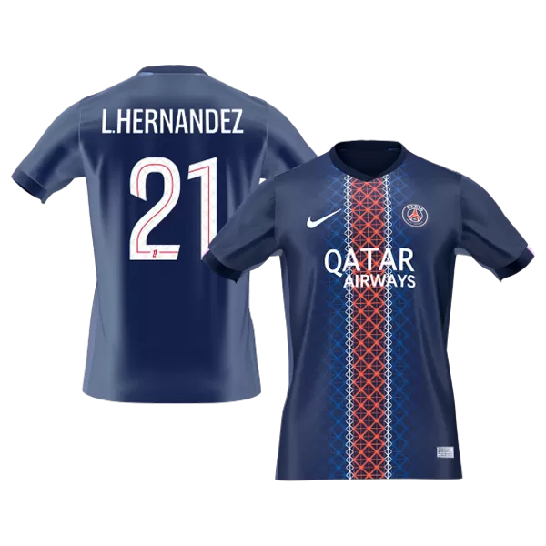 L.HERNANDEZ #21 PSG Home Jersey 2025/26 - [Super Replica] - minejerseys
