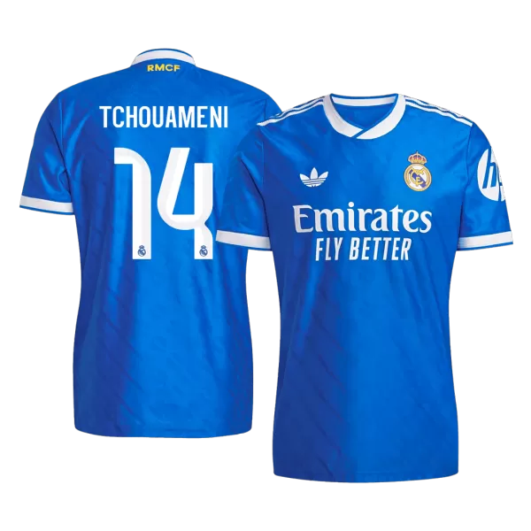 TCHOUAMENI #14 Real Madrid Third Away Match Jersey Player Version 2025/26 - minejerseys