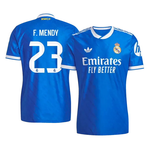 F. MENDY #23 Real Madrid Third Away Match Jersey Player Version 2025/26 - minejerseys