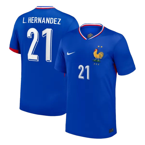 L.Hernandez #21 France Home Jersey 2025/26 - minejerseys