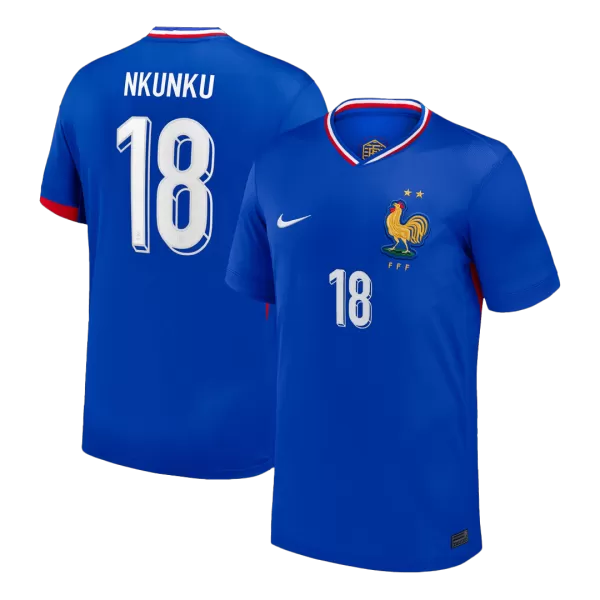 NKUNKU #18 France Home Jersey 2025/26 - minejerseys