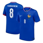 TCHOUAMENI #8 France Home Jersey 2025 - minejerseys