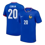 COMAN #20 France Home Jersey 2025 - minejerseys