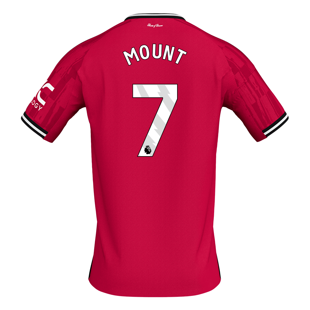 MOUNT #7 Manchester United Home Jersey 2025/26 - [Super Replica]
