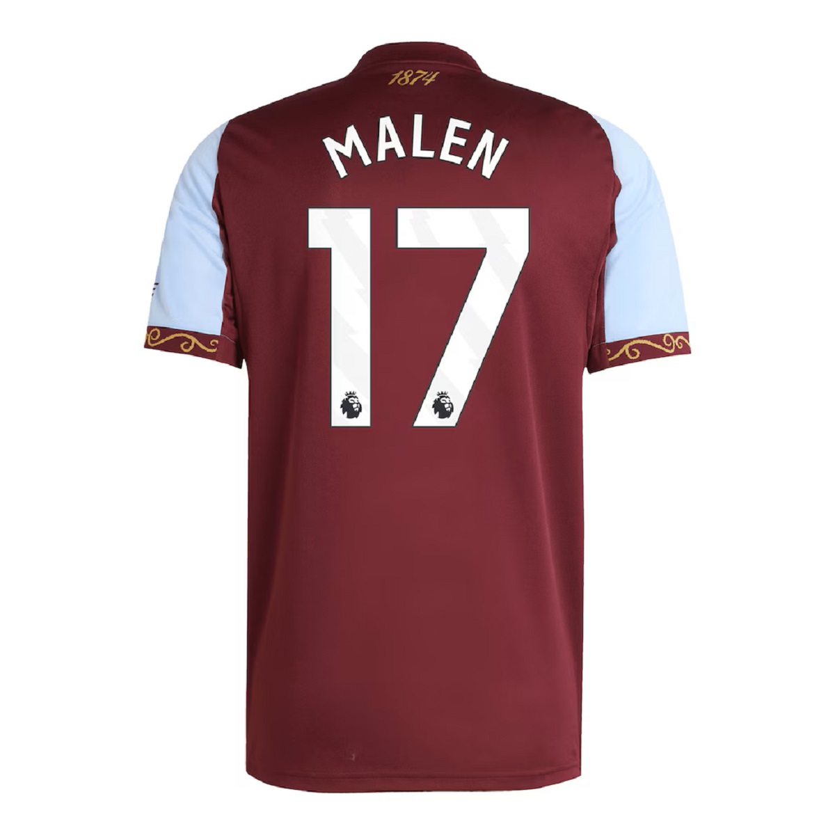 MALEN #17 Aston Villa Home Jersey 2025/26